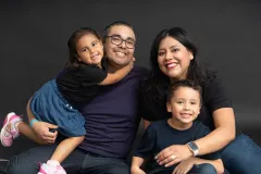 studio family portrait in mcallen texas by bee beautiful studios